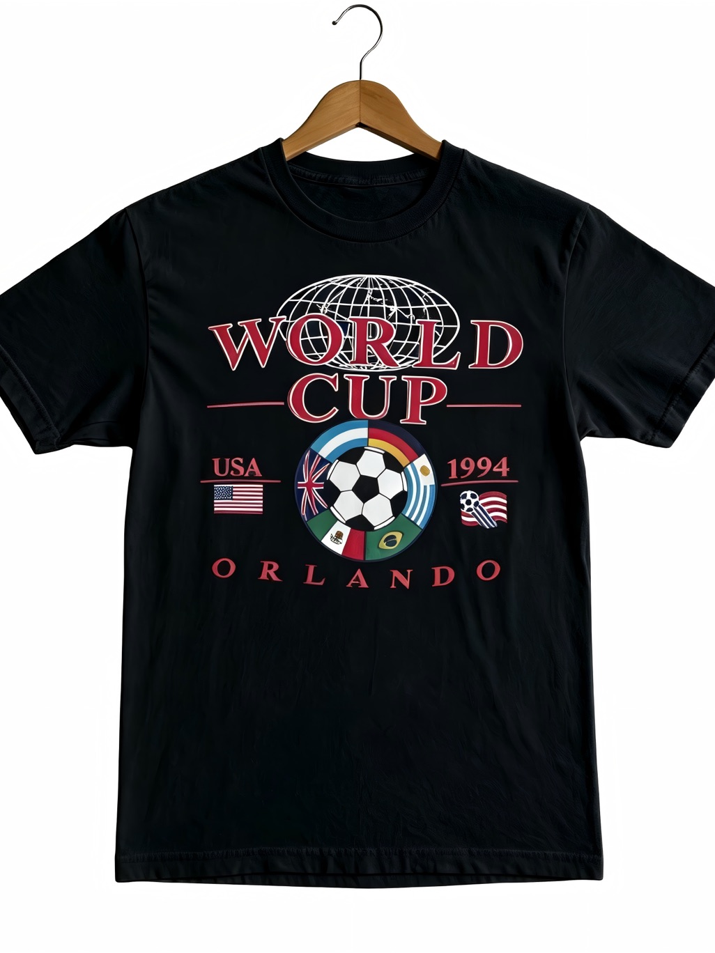 Vintage World Cup Usa Womens Mens TShirt Unisex